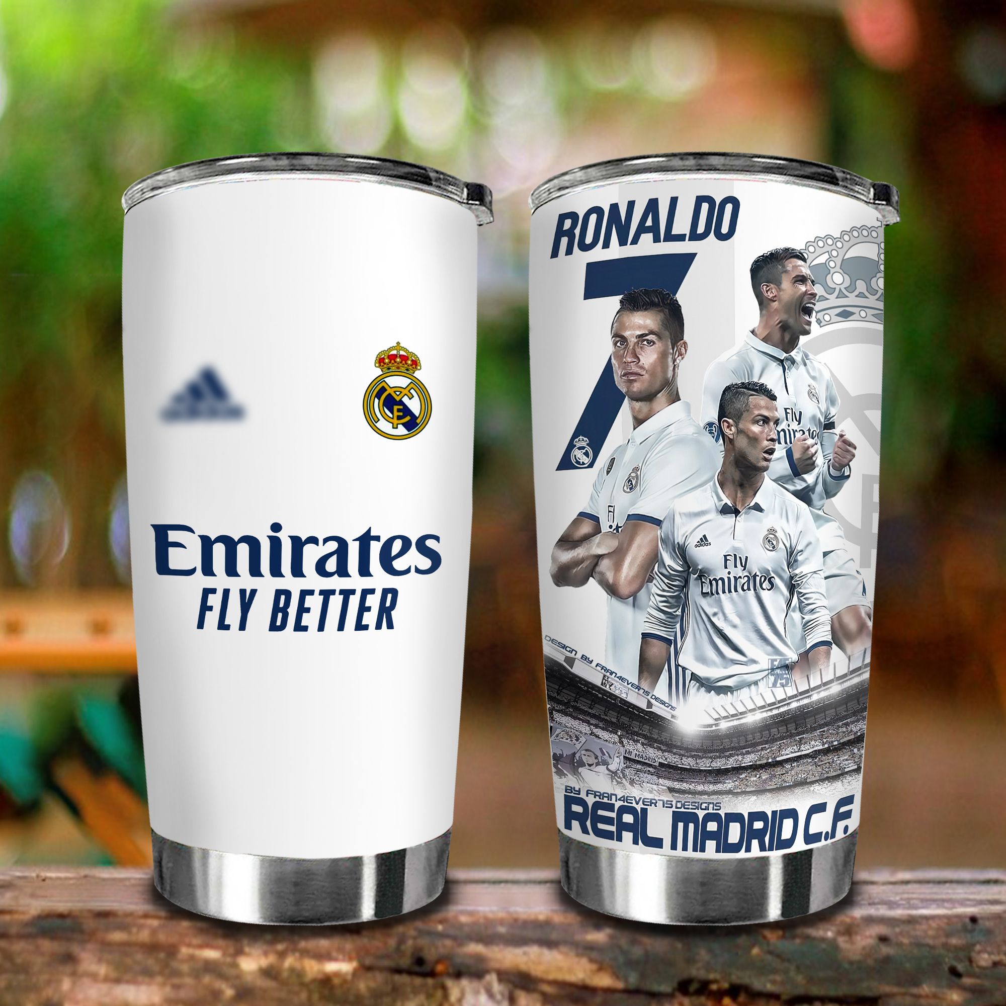  Cầu Thủ Ronaldo Cr7 Go Drink Fans Bóng Đá Cốc giữ nhiệt 600ml In tên, hình ảnh theo yêu cầu 