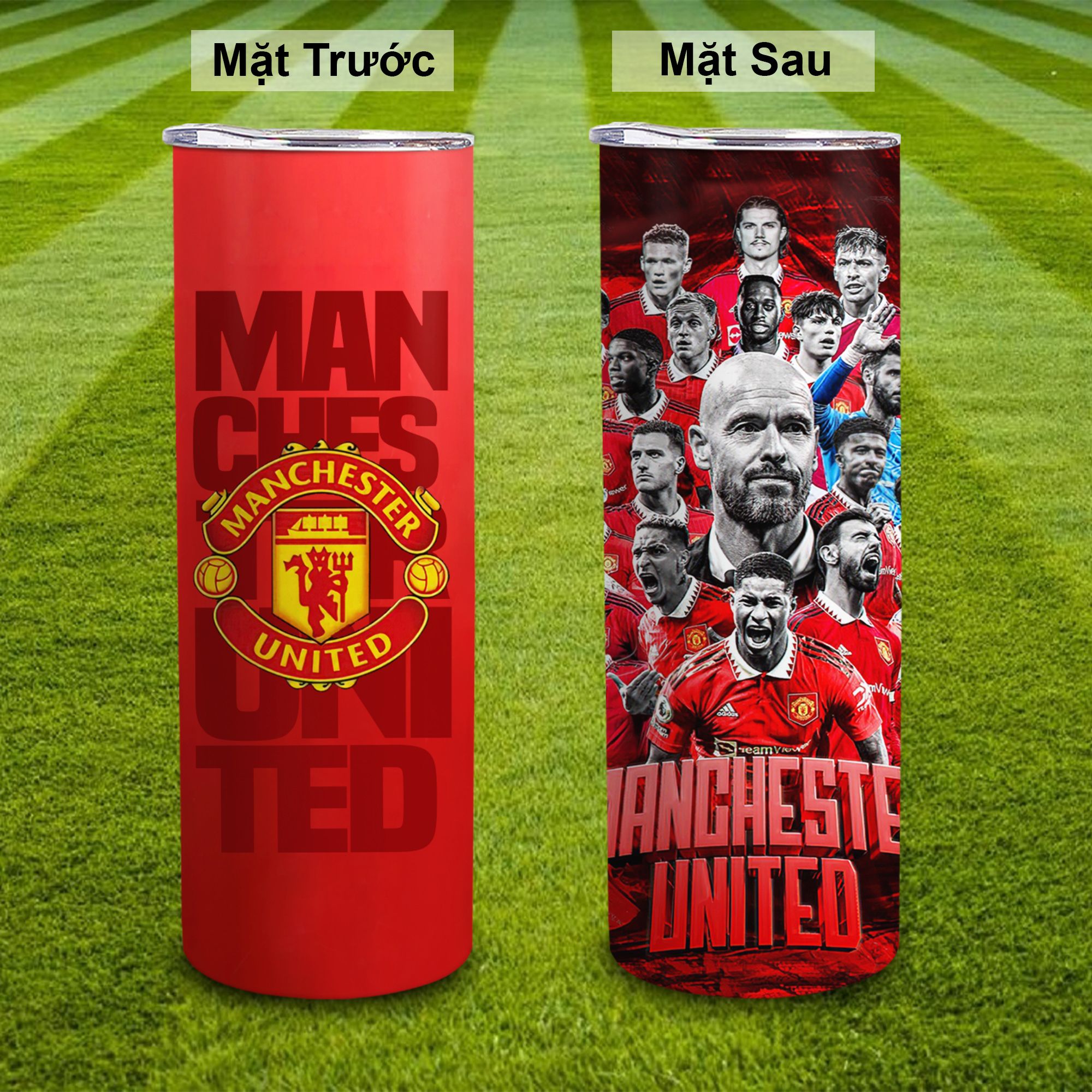  CLB Manchester United Ăn Mừng Skinny Go Drink  Skinny 600ml In tên, hình ảnh theo yêu cầu 