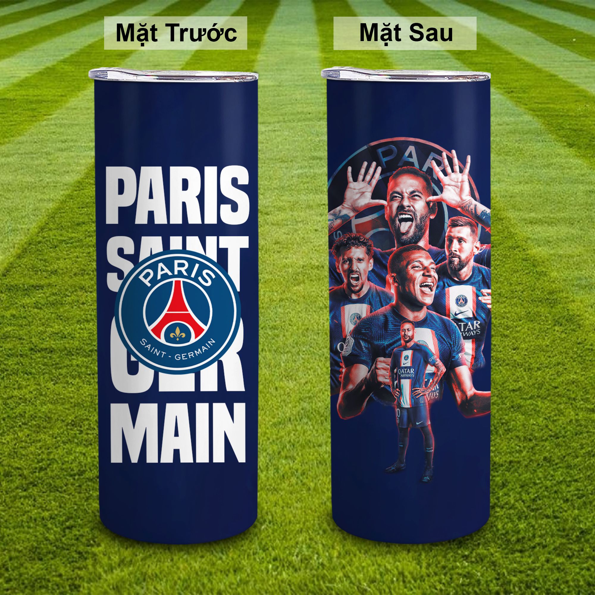  CLB Paris Saint Germain Ăn Mừng Skinny Go Drink  Skinny 600ml In tên, hình ảnh theo yêu cầu 