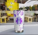  Starbuck và Cung Hoàng Đạo Virgo Go Drink Đồ Uống Cốc giữ nhiệt 600ml In tên, hình ảnh theo yêu cầu 