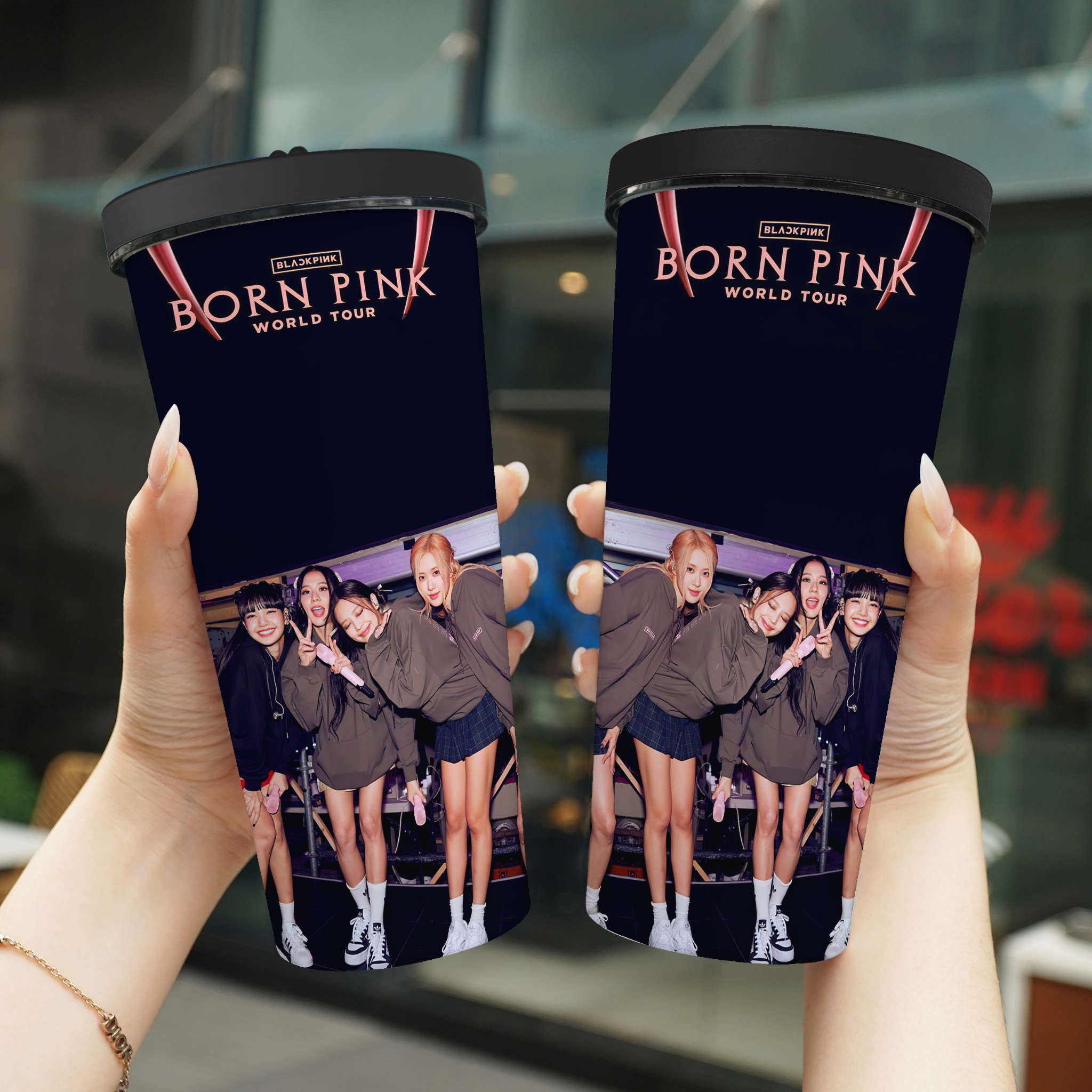  Blackpink Born Pink concert Go Drink Cốc Giữ Nhiệt 740ml In tên, hình ảnh theo yêu cầu 