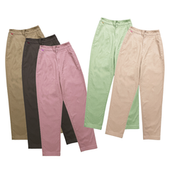 A54 - Quần Dài Kaki Nữ Dây Kéo Trước Phối Lưng thun Sau Seven Stars A54