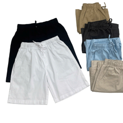B25 - Quần Short Kaki Nữ Bermuda Ngố LT B25 Seven Stars
