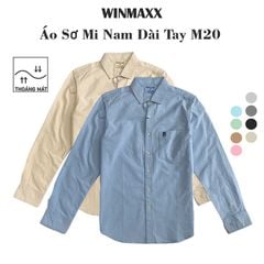 M20 - Áo Sơ Mi Nam Dài Tay Trơn Cơ Bản Seven Stars M20