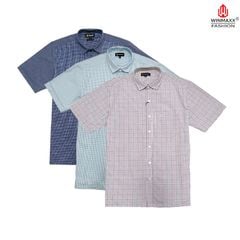 M36 - Áo Sơ Mi Nam Ngắn Tay Caro Winmaxx M36