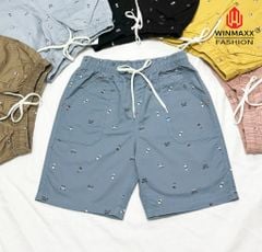 T49 - Quần Short Kaki Bé Trai In Seven Stars T49