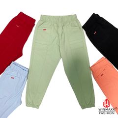 J12 - Quần Jogger Linen Trẻ Em Túi Tầng Seven Stars J12