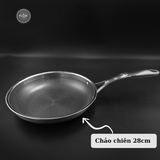  CHẢO CHIÊN INOX CHỐNG DÍNH - SIZE 28CM 