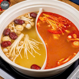  NỒI LẨU 2 NGĂN NHÔM ĐÚC NGUYÊN KHỐI SIZE 26CM 