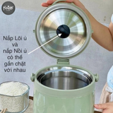  NỒI Ủ CHÂN KHÔNG 4.5L - XANH MINT 
