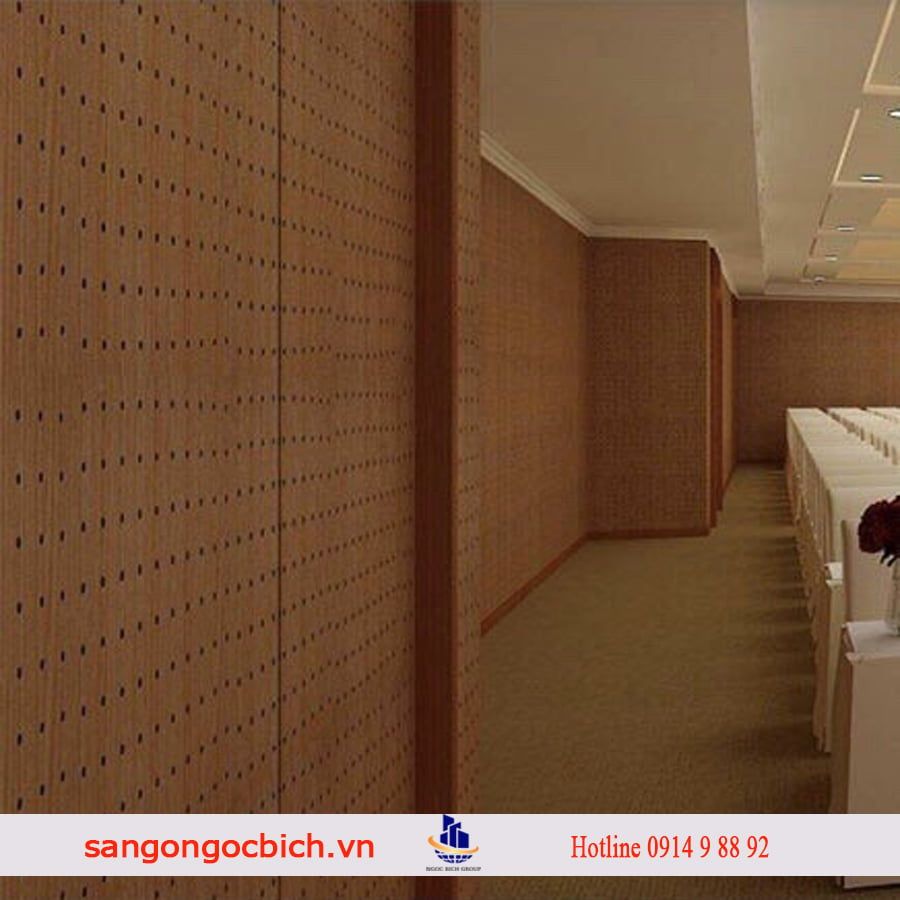 Gỗ tiêu âm rãnh vuông Remak® Wooden Acoustic Caro