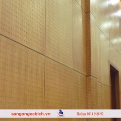 Gỗ tiêu âm rãnh vuông Remak® Wooden Acoustic Caro