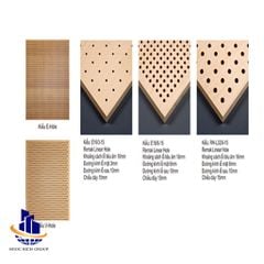 Gỗ tiêu âm đục lỗ Remix 9mm lõi xanh chống ẩm