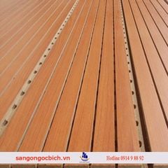 Gỗ tiêu âm rãnh dọc Remak® Wooden Acoustic Slotted