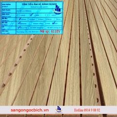 Gỗ tiêu âm xẻ rãnh Remix 15mm lõi thường