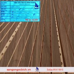 Gỗ tiêu âm xẻ rãnh Remix 15mm lõi thường