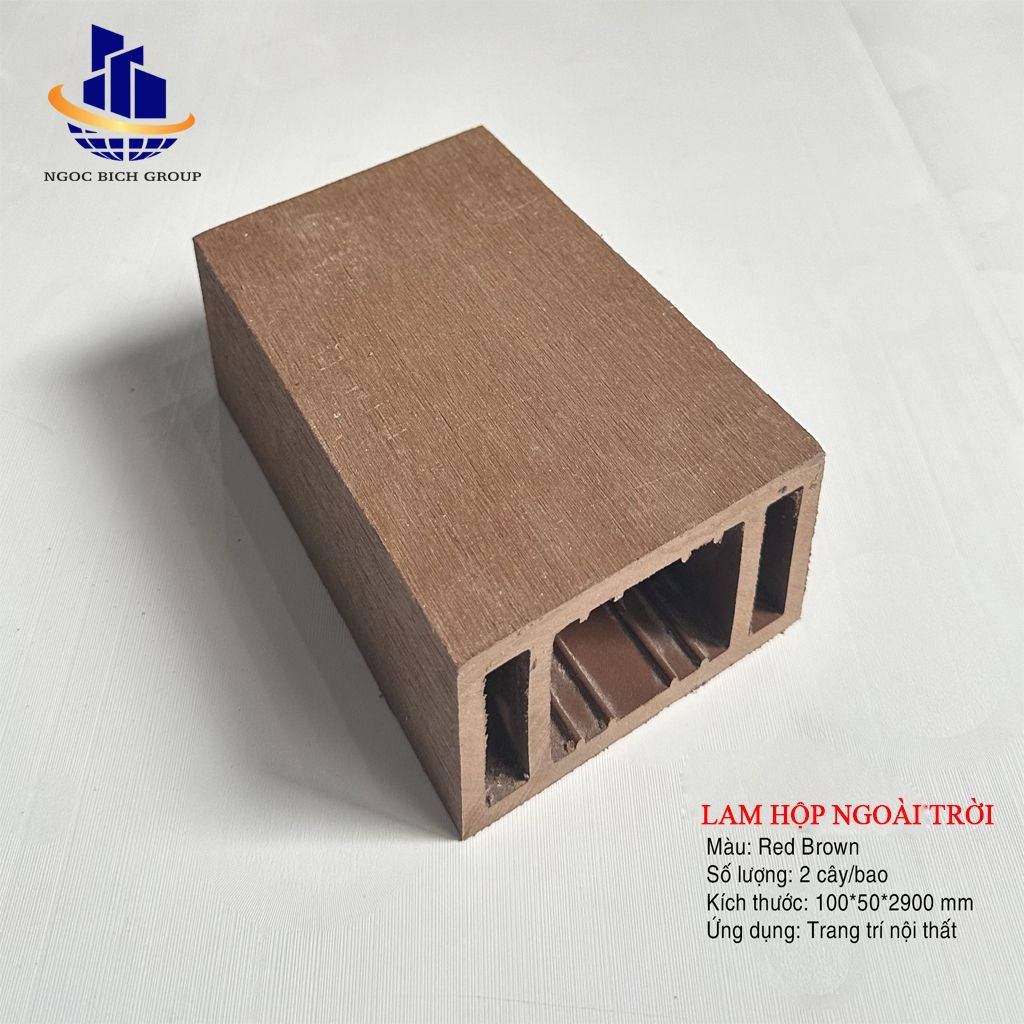 Thanh lam hộp ngoài trời  100x50