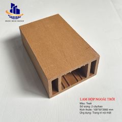 Thanh lam hộp ngoài trời  100x50