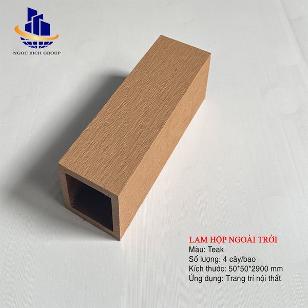 Thanh lam hôp ngoài trời  50x50