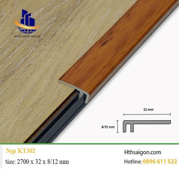 Nẹp Kết Thúc F8-12mm
