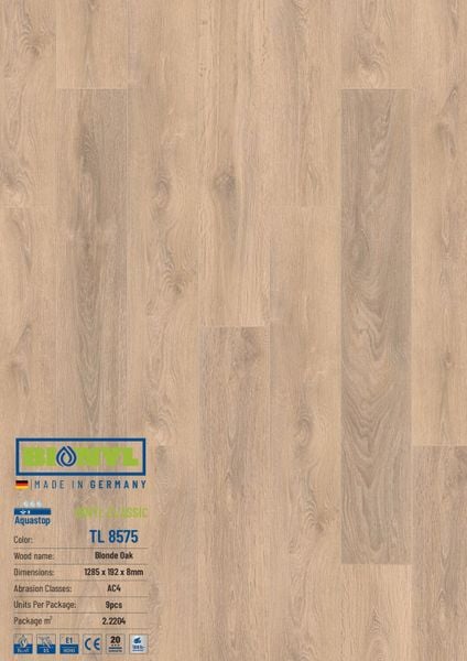 Sàn gỗ Binyl Class 8mm TL8575