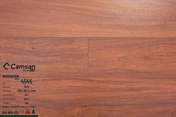 Sàn Gỗ Camsan 8mm 4545 (Hèm V Độc Quyền)