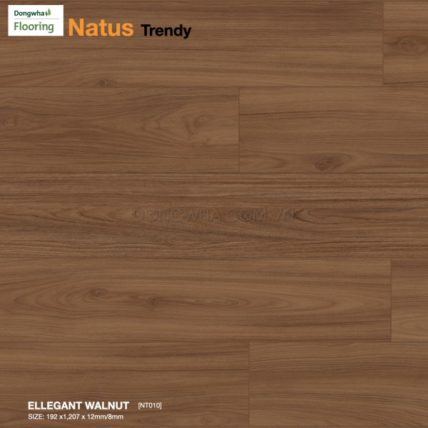 Sàn gỗ Natus Trendy NT010 – ELEGANT WALNUT