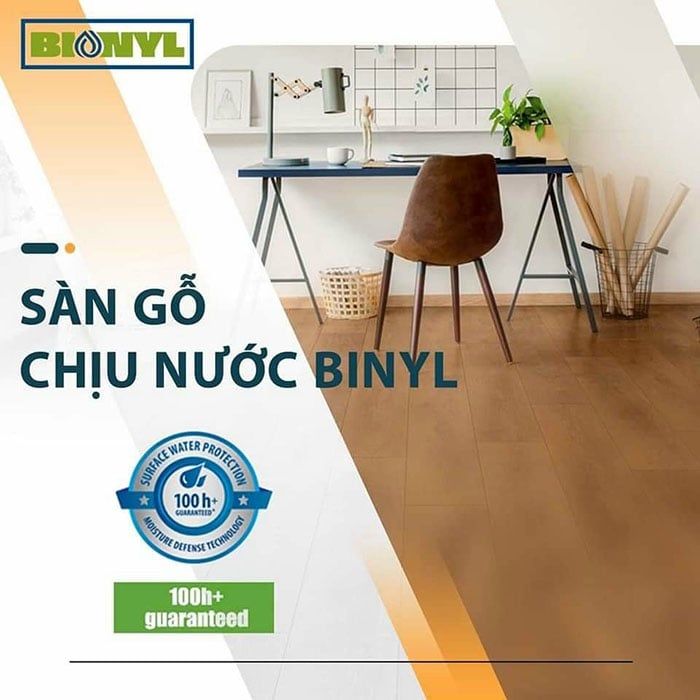 Sàn gỗ Binyl Pro 12mm BT1519