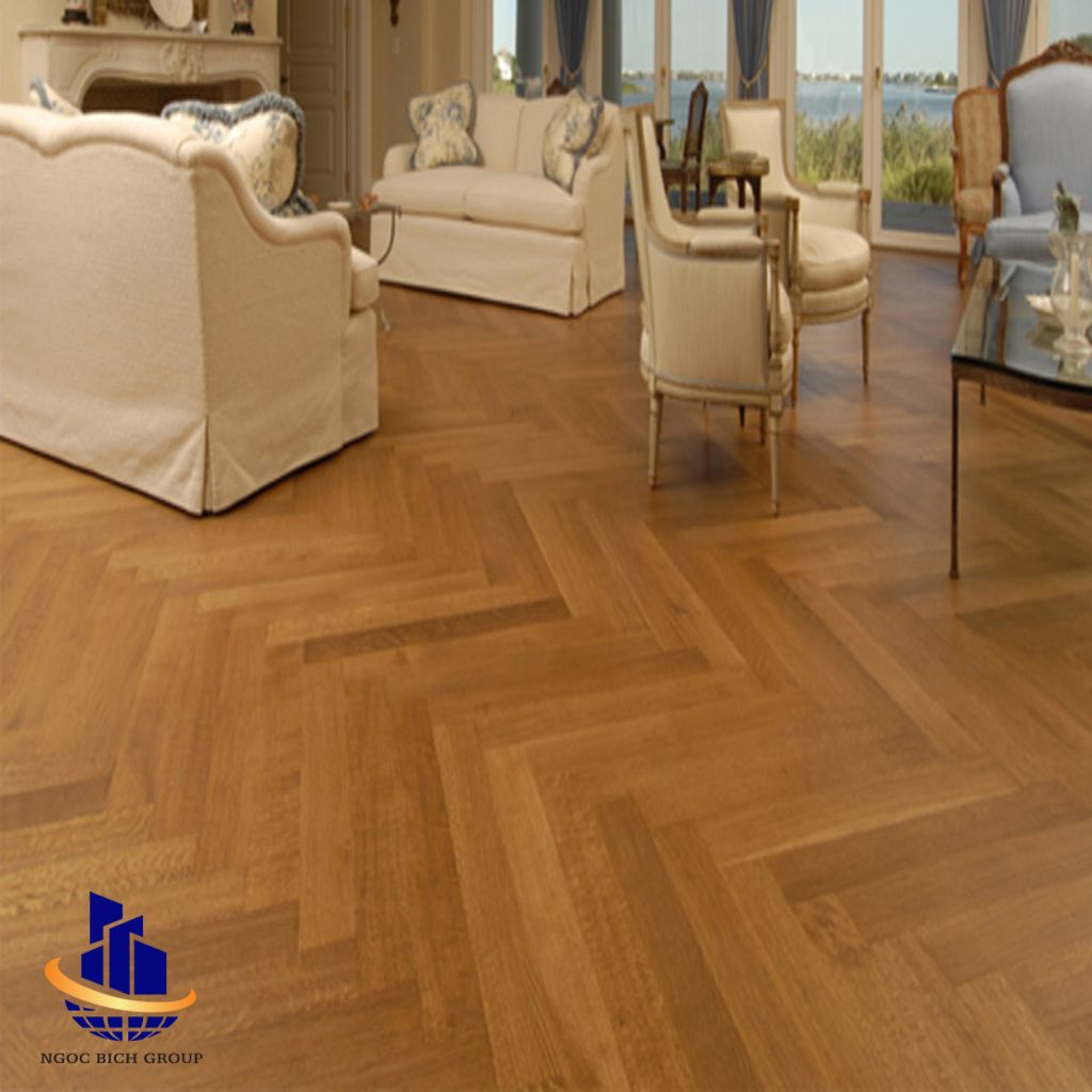 Sàn Gỗ Kaindl Xương Cá 8mm – K4379