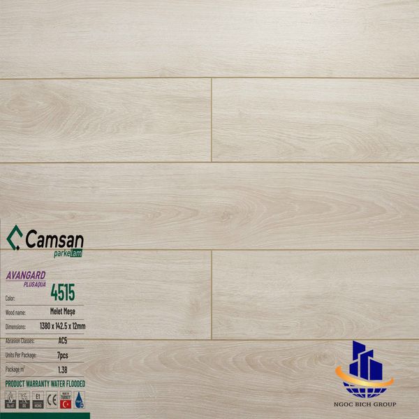 Sàn gỗ Camsan 12mm 4515