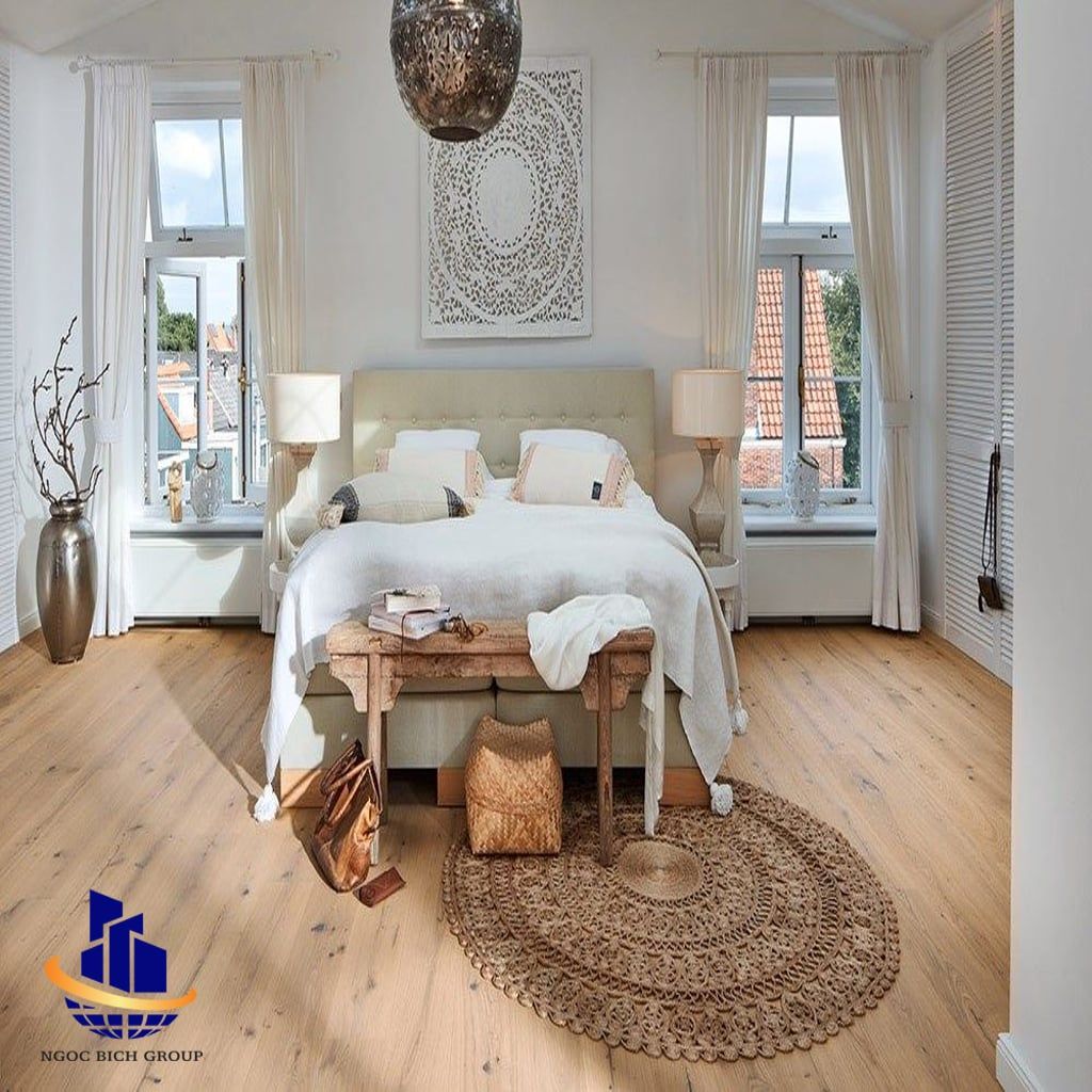 sàn gỗ charm black 12mm D50