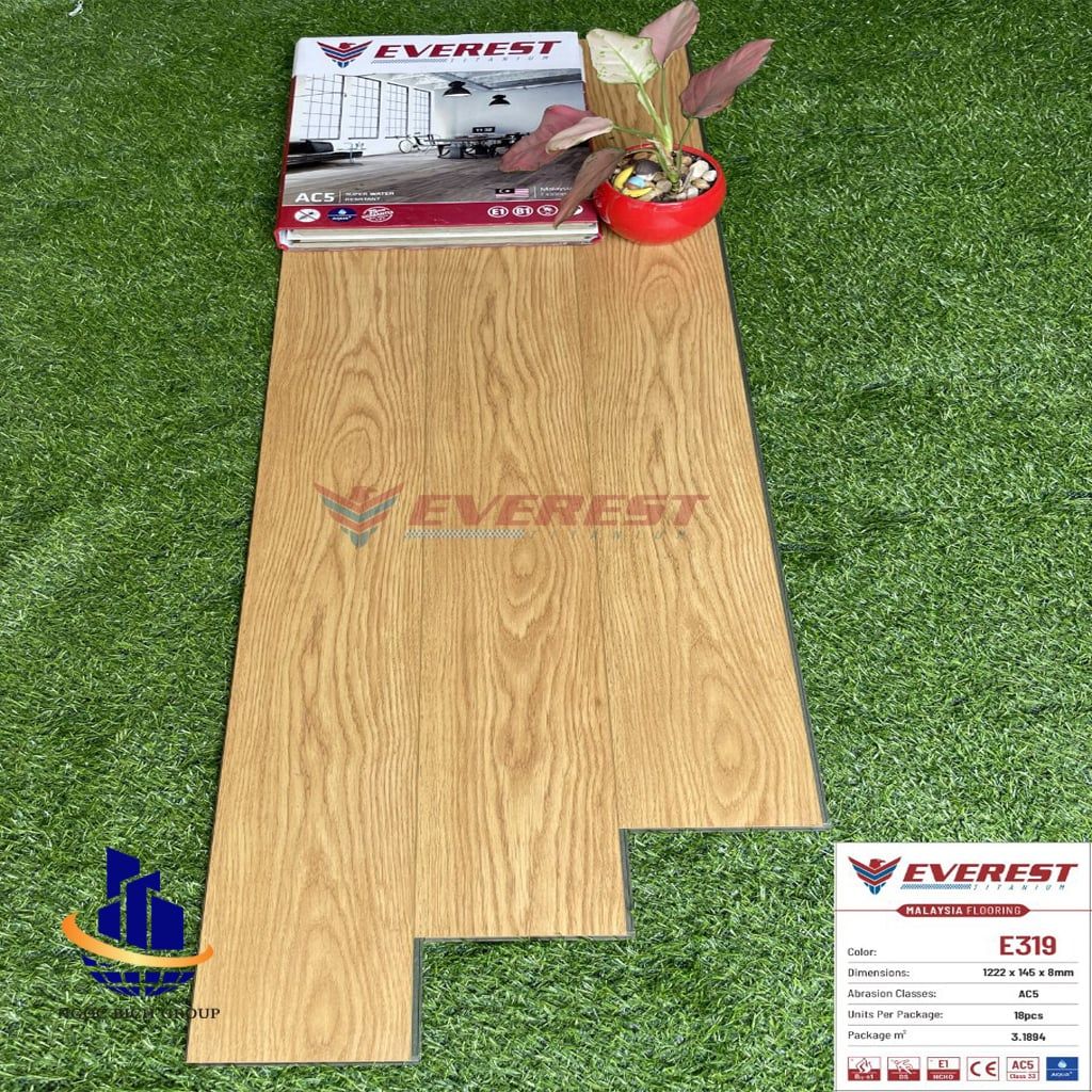 Sàn gỗ everest 8mm E338
