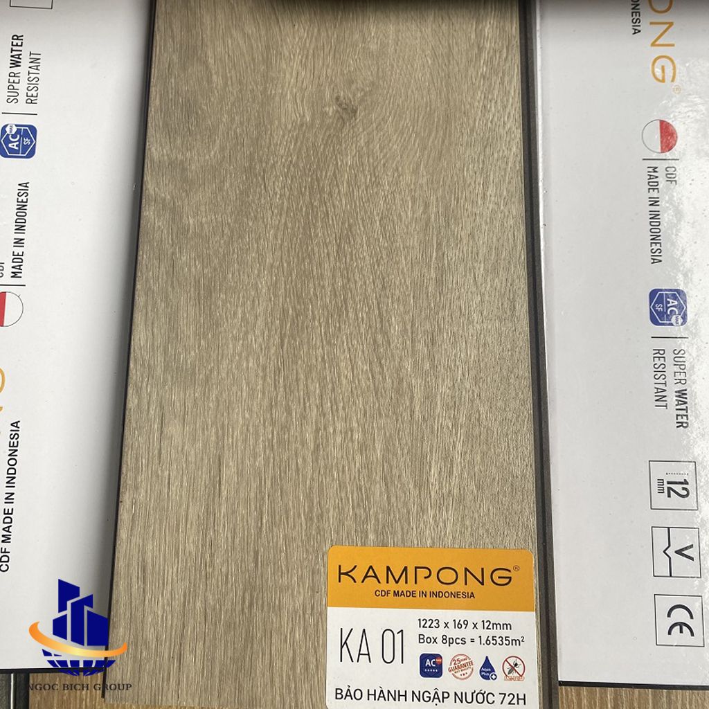 Sàn gỗ cốt đen 12mm KAMPONG KA 04