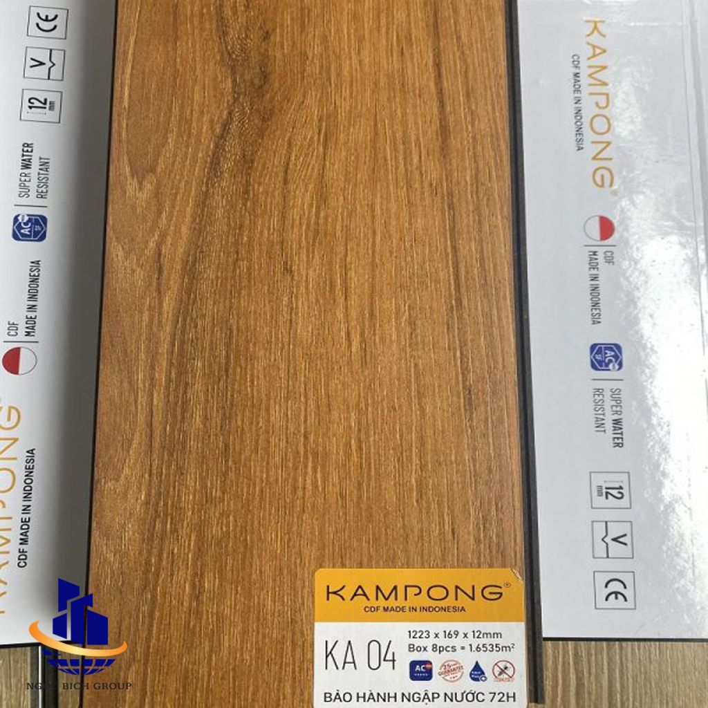 sàn gỗ cốt đen 12mm KAMPONG KA 06