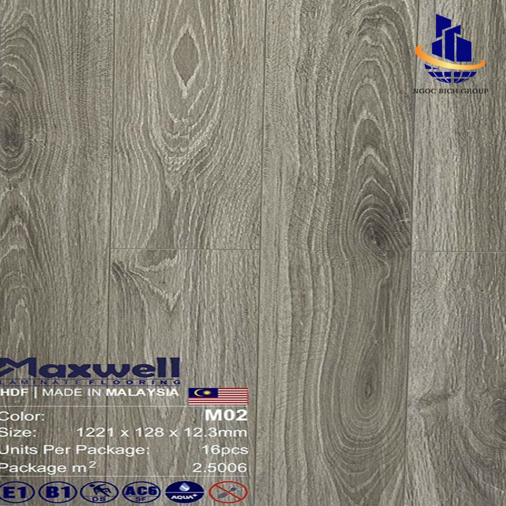 Sàn gỗ Maxwell 12mm M02