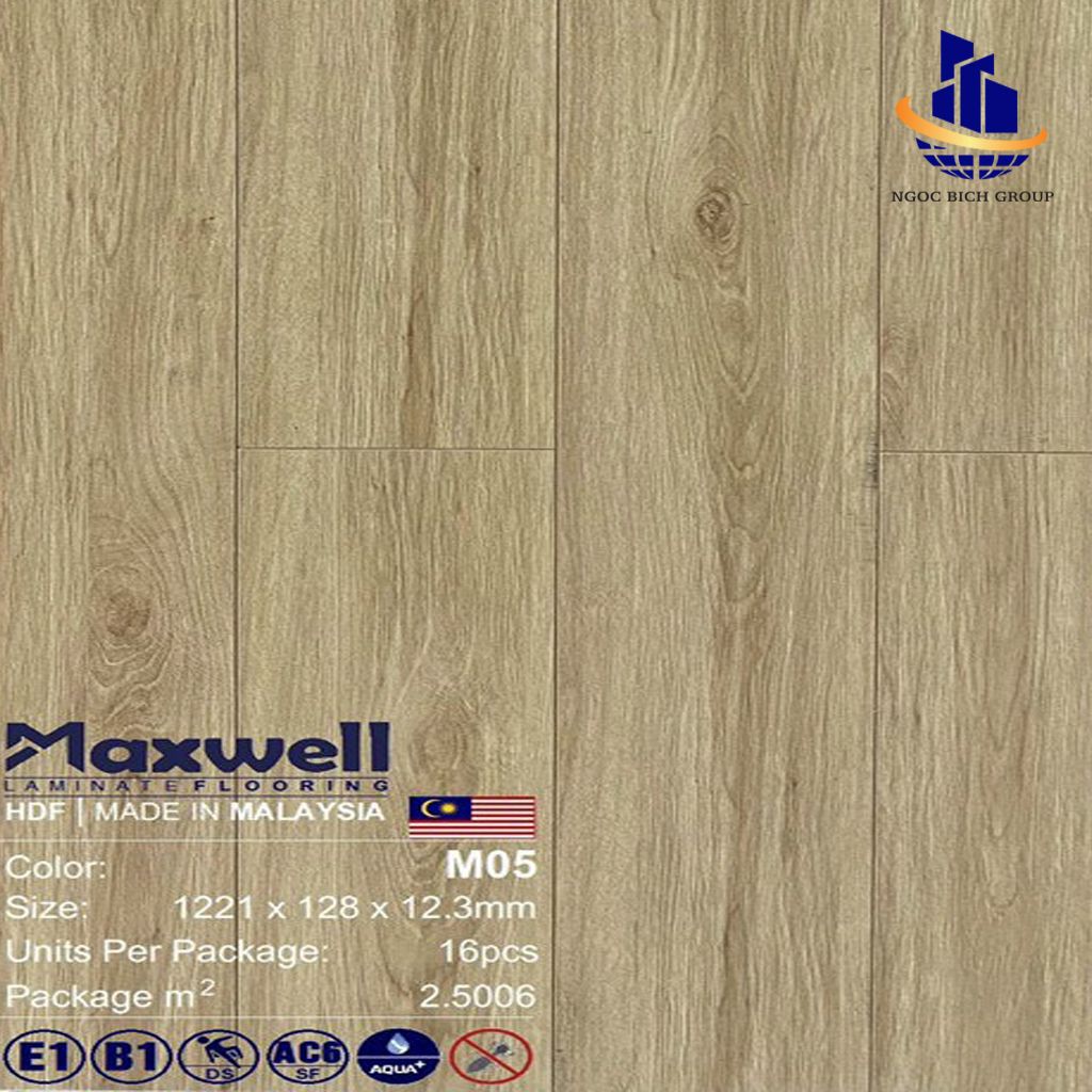Sàn gỗ Maxwell 12mm M05