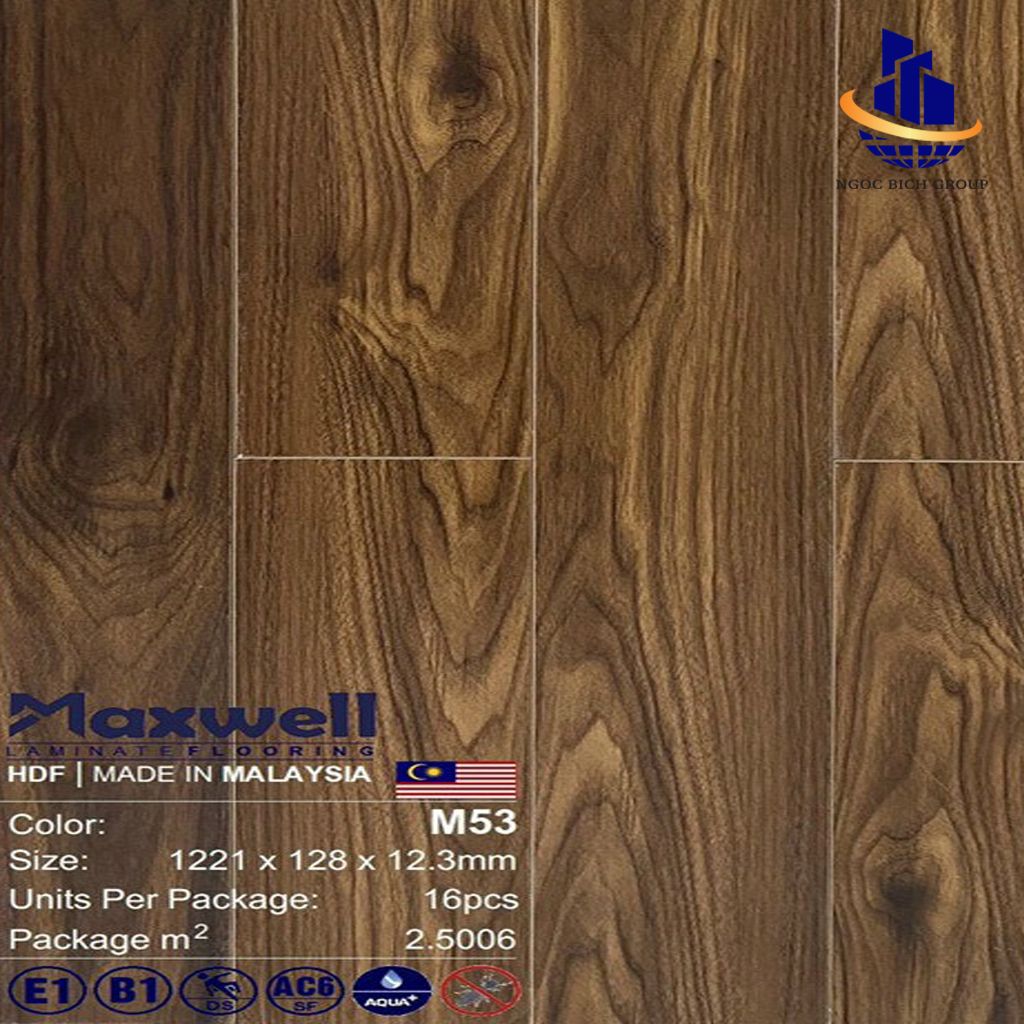 Sàn gỗ Maxwell 12mm M53