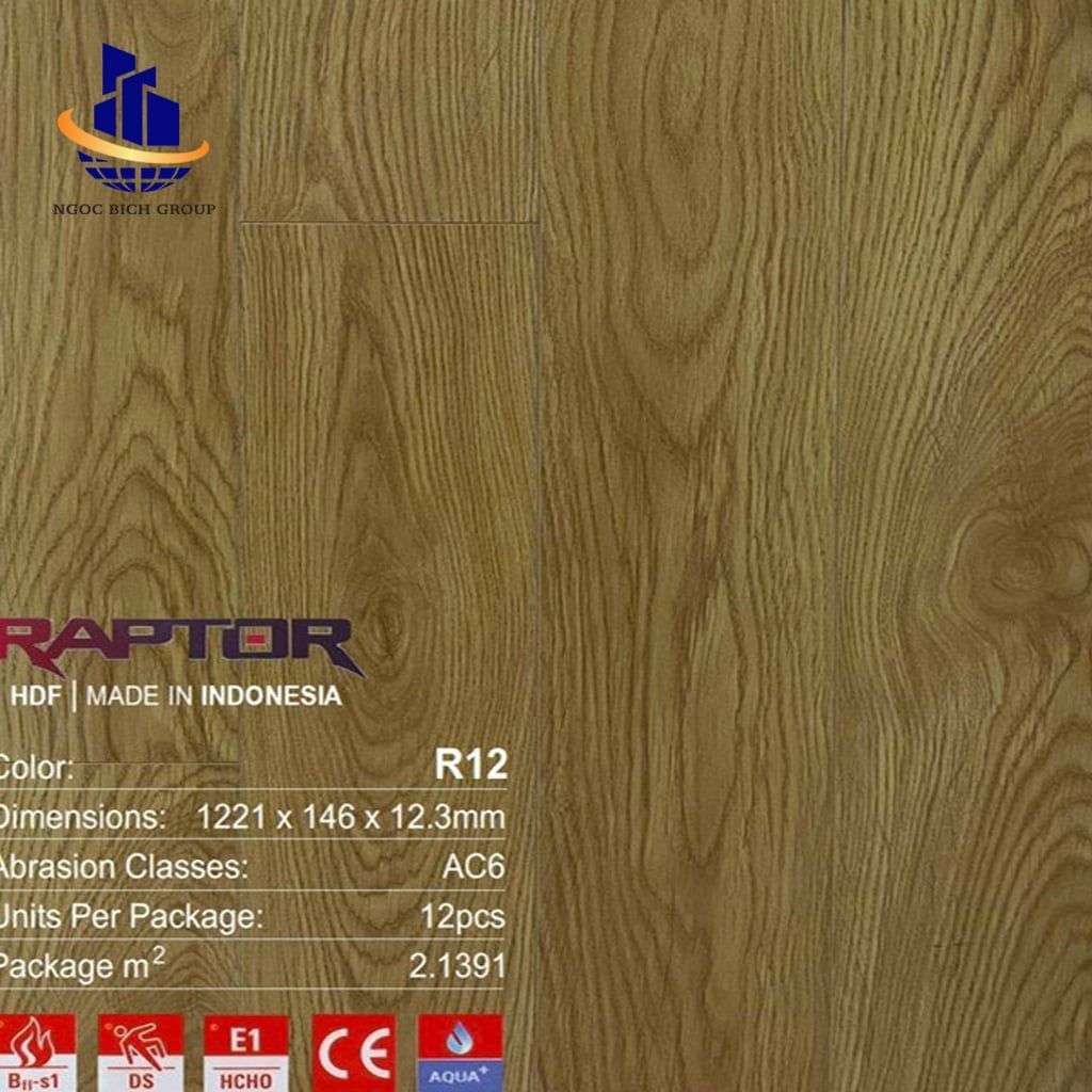 Sàn gỗ Raptor 12mm R12