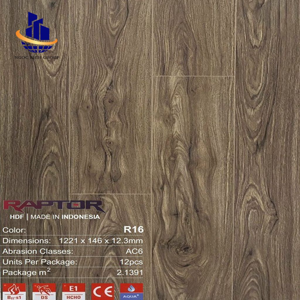Sàn gỗ Raptor 12mm R16