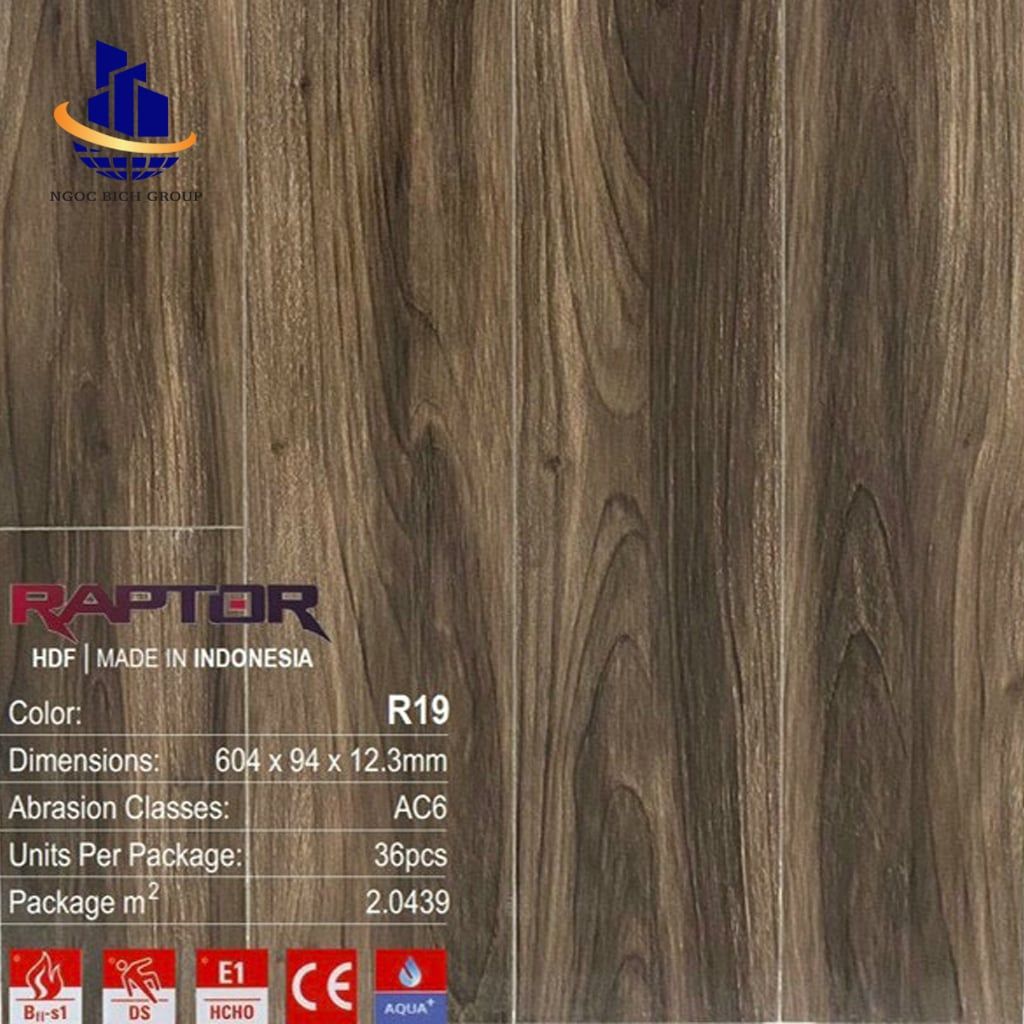 Sàn gỗ Raptor 12mm R19