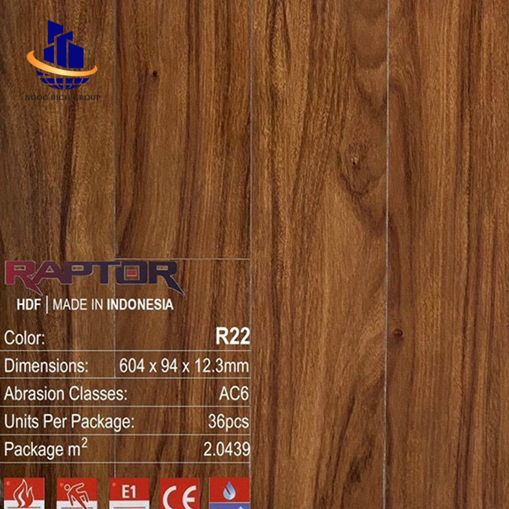 Sàn gỗ Raptor 12mm R19