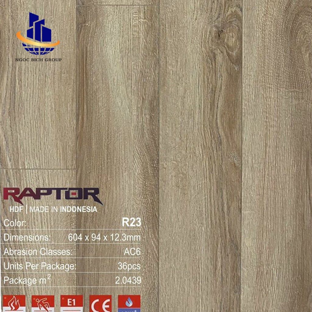 Sàn gỗ Raptor 12mm R22