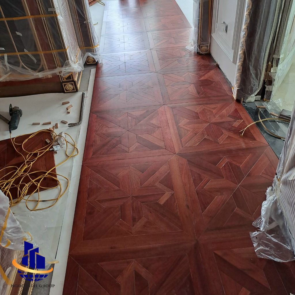 Sàn Gỗ Gõ Đỏ Nam Phi (18x90x750)