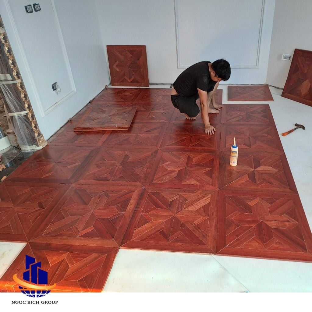 Sàn Gỗ Teak Lào xương cá