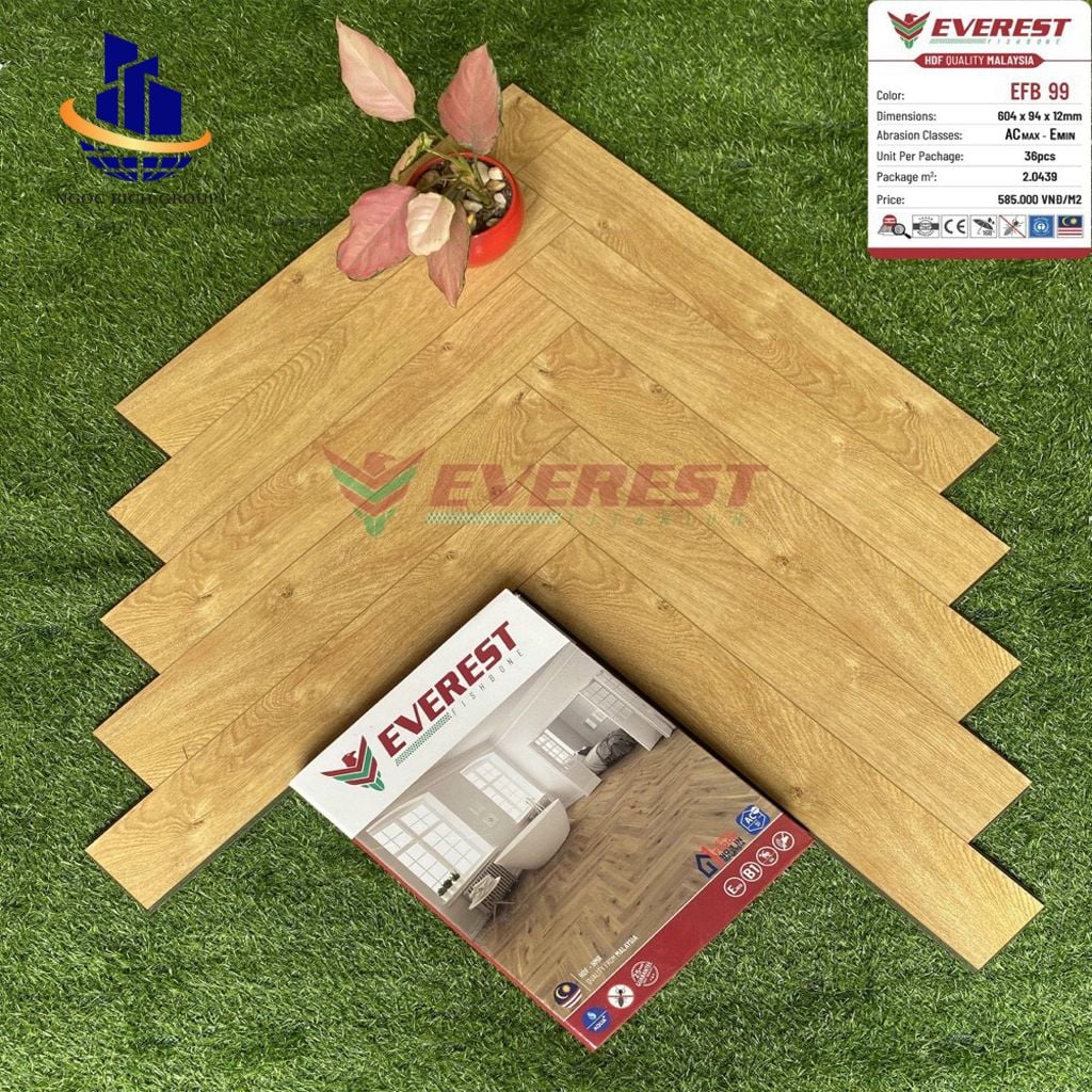 Sàn Gỗ Xương Cá Everest - EFB 66