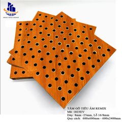Gỗ tiêu âm đục lỗ  Remix 12mm  lõi xanh chống ẩm