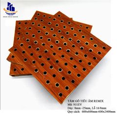 Gỗ tiêu âm đục lỗ Remix 17mm lõi thường