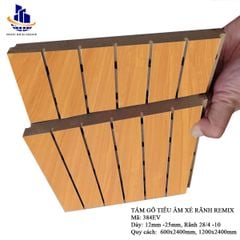 Gỗ tiêu âm xẻ rãnh Remix 15mm lõi thường