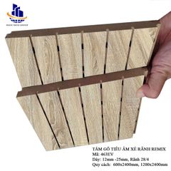 Gỗ tiêu âm xẻ rãnh  Remix 15mm lõi xanh chống ẩm