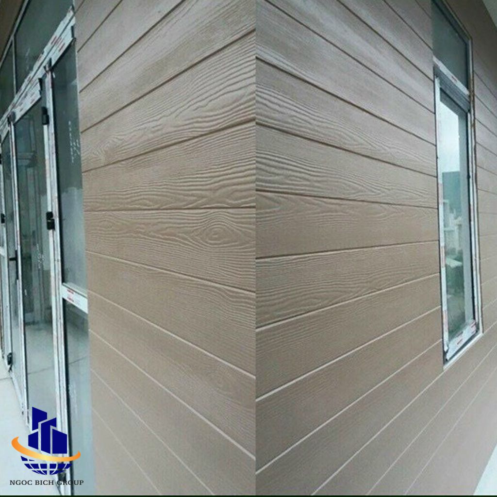 Tấm nhựa giả gỗ ốp tường ngoài trời vân gỗ vân 3D